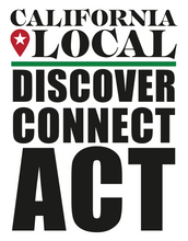 Load image into Gallery viewer, California Local - Discover Connect Act Sticker