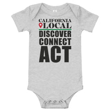 Load image into Gallery viewer, California Local - Discover Connect Act - Baby short sleeve one piece