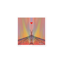 Load image into Gallery viewer, Heart Meditation #4 by artist Felipe Restrepo - Sticker