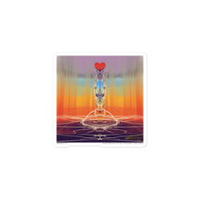 Load image into Gallery viewer, Heart Meditation #5 by artist Felipe Restrepo - Sticker