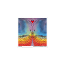 Load image into Gallery viewer, Heart Meditation #1 Sticker - Artist Felipe Restrepo