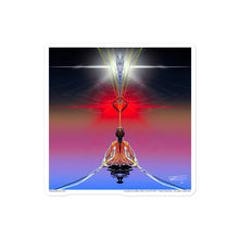 Load image into Gallery viewer, Heart Meditation #3 by artist Felipe Restrepo - Sticker