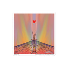 Load image into Gallery viewer, Heart Meditation #4 by artist Felipe Restrepo - Sticker