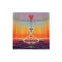 Load image into Gallery viewer, Heart Meditation #5 by artist Felipe Restrepo - Sticker