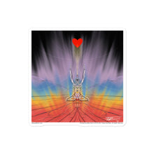 Load image into Gallery viewer, Heart Meditation #6 by artist Felipe Restrepo - Sticker