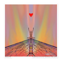 Load image into Gallery viewer, Heart Meditation #4 by artist Felipe Restrepo - Sticker