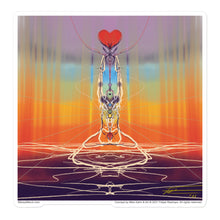 Load image into Gallery viewer, Heart Meditation #5 by artist Felipe Restrepo - Sticker