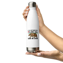 Load image into Gallery viewer, California Local - Leave No Litter Stainless Steel Water Bottle