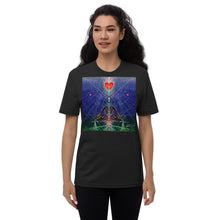 Load image into Gallery viewer, Heart Meditation #2 by Felipe Restrepo - Unisex recycled t-shirt