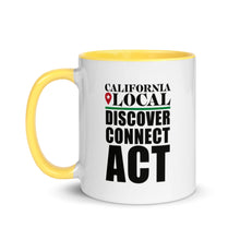 Load image into Gallery viewer, California Locals Make it Better - White Ceramic Mug with Color Inside