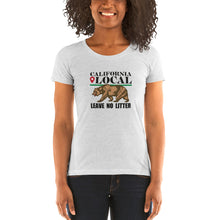 Load image into Gallery viewer, California Local - Leave No Litter Women's Tri-Blend Tee