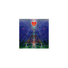 Load image into Gallery viewer, Heart Meditation #2 by artist Felipe Restrepo - Sticker
