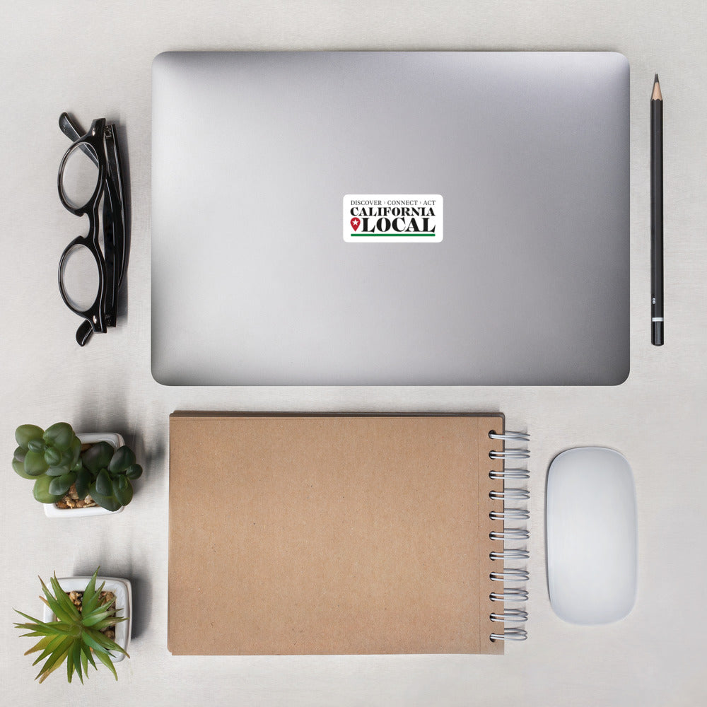 California Local - Discover Connect Act Sticker (horizontal)
