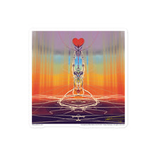 Load image into Gallery viewer, Heart Meditation #5 by artist Felipe Restrepo - Sticker
