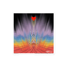 Load image into Gallery viewer, Heart Meditation #6 by artist Felipe Restrepo - Sticker
