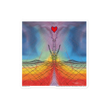 Load image into Gallery viewer, Heart Meditation #1 Sticker - Artist Felipe Restrepo
