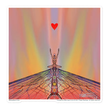 Load image into Gallery viewer, Heart Meditation #4 by artist Felipe Restrepo - Sticker
