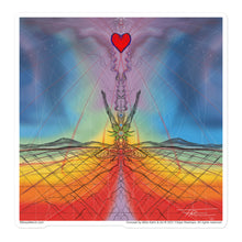Load image into Gallery viewer, Heart Meditation #1 Sticker - Artist Felipe Restrepo
