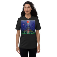 Load image into Gallery viewer, Heart Meditation #2 by Felipe Restrepo - Unisex recycled t-shirt
