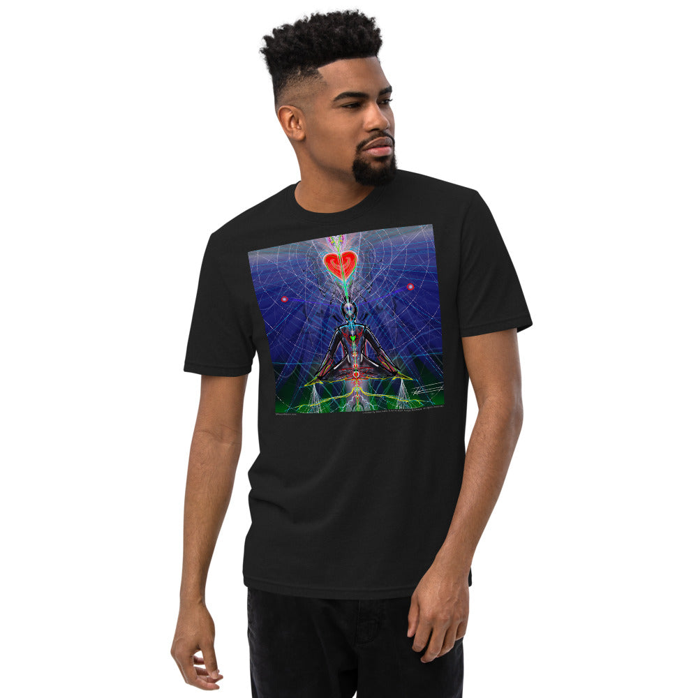 Heart Meditation #2 by Felipe Restrepo - Unisex recycled t-shirt