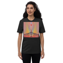 Load image into Gallery viewer, Heart Meditation #4 by Felipe Restrepo - Unisex recycled t-shirt
