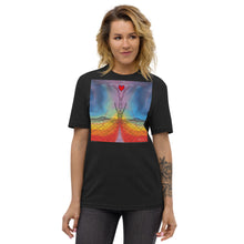 Load image into Gallery viewer, Heart Meditation #1 by Felipe Restrepo - Unisex recycled t-shirt

