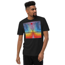 Load image into Gallery viewer, Heart Meditation #1 by Felipe Restrepo - Unisex recycled t-shirt
