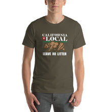 Load image into Gallery viewer, California Local - Leave No Litter Unisex T-Shirt
