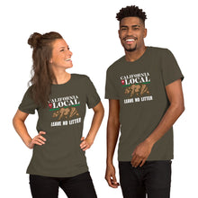 Load image into Gallery viewer, California Local - Leave No Litter Unisex T-Shirt
