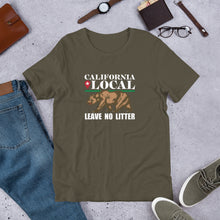 Load image into Gallery viewer, California Local - Leave No Litter Unisex T-Shirt
