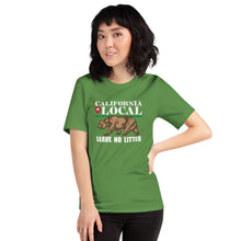 Load image into Gallery viewer, California Local - Leave No Litter Unisex T-Shirt
