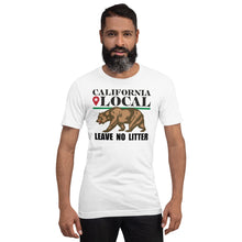 Load image into Gallery viewer, California Local - Leave No Litter Unisex T-Shirt
