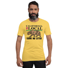 Load image into Gallery viewer, California Local - Leave No Litter Unisex T-Shirt
