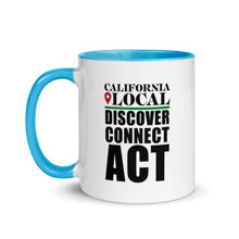 Load image into Gallery viewer, California Locals Make it Better - White Ceramic Mug with Color Inside
