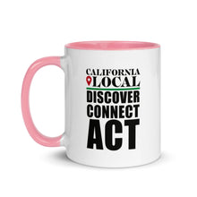 Load image into Gallery viewer, California Locals Make it Better - White Ceramic Mug with Color Inside
