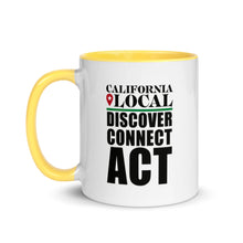 Load image into Gallery viewer, California Locals Make it Better - White Ceramic Mug with Color Inside
