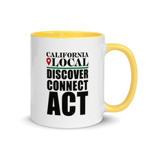 Load image into Gallery viewer, California Locals Make it Better - White Ceramic Mug with Color Inside
