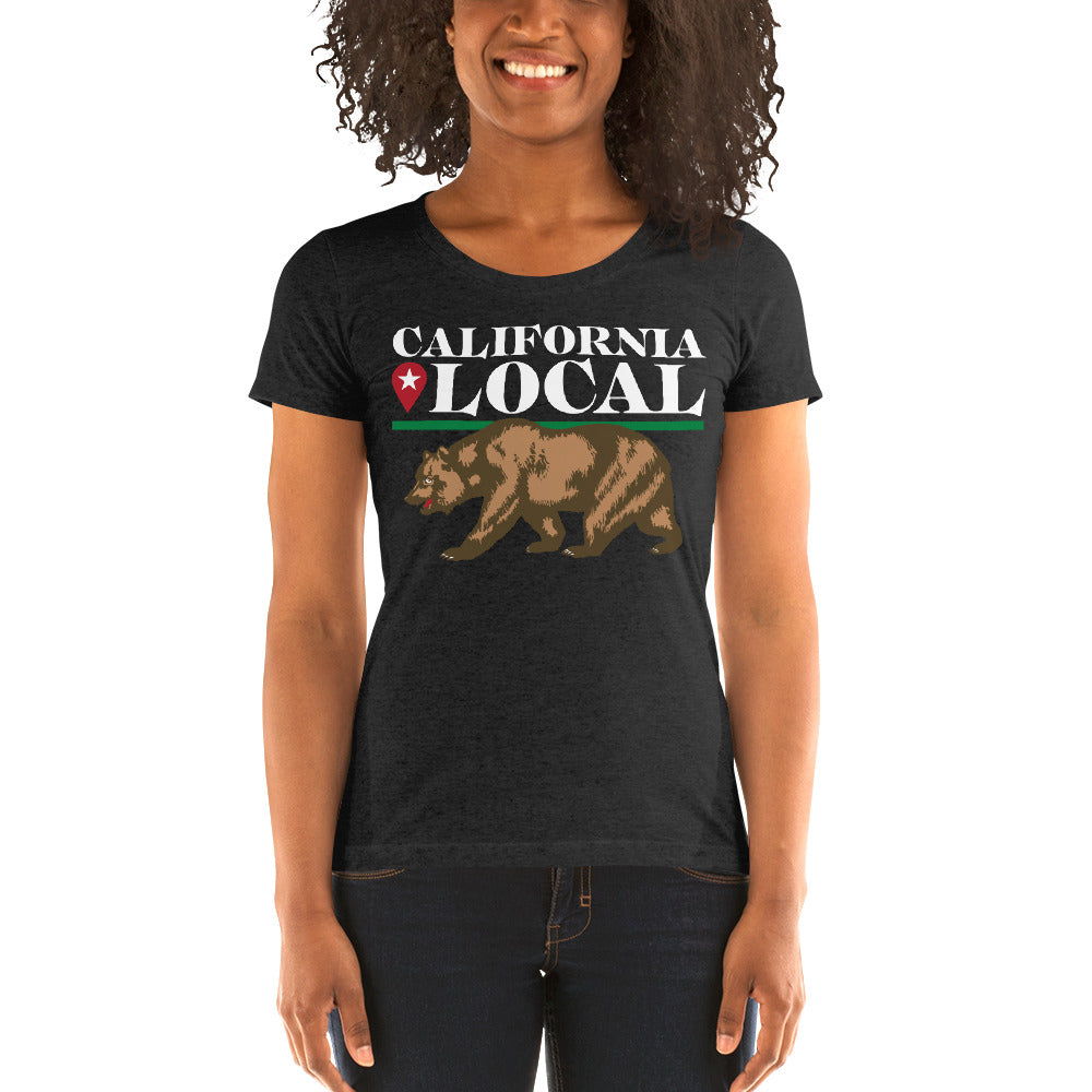California Local - Wear The Bear Women's Tri-Blend Tee